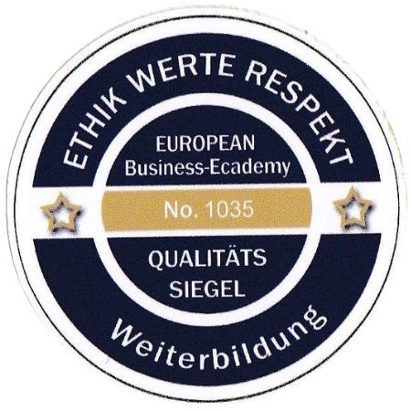 Qualitätssiegel "Ethik Werte Respekt - Weiterbildung"